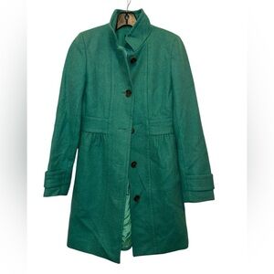 J. Crew Teal Wool Coat